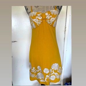 INC Golden rod summer sundress